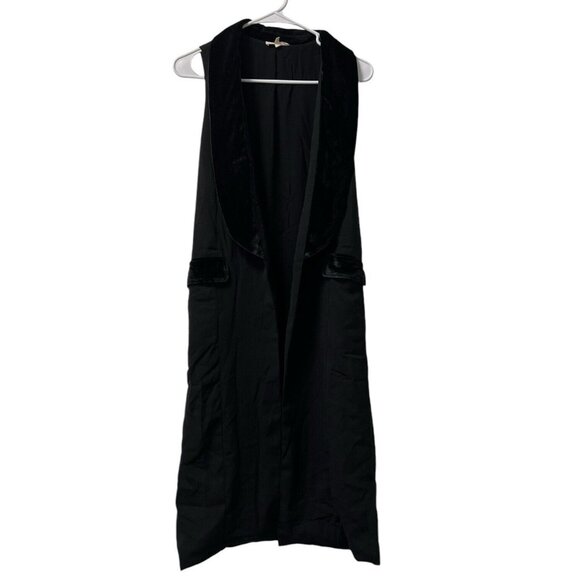 Mystree Sweaters - Mystree Duster/Cardigan Size Small Pockets Classic Formal Professional Career